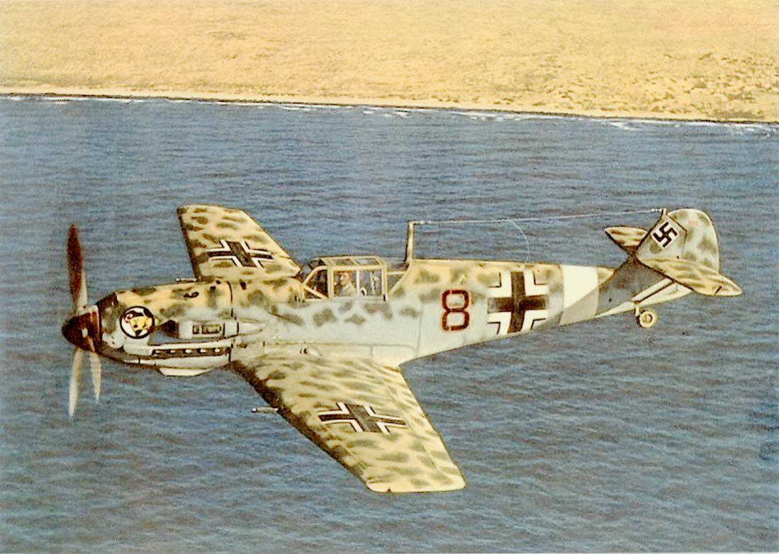 Naam: Foto 585. Bf 109 E-7:U2 (trop) van I.:JG 27 gevlogen door Oberleutnant Werner Schroer. 1100 bree.jpg
Bekeken: 1066
Grootte: 132,4 KB