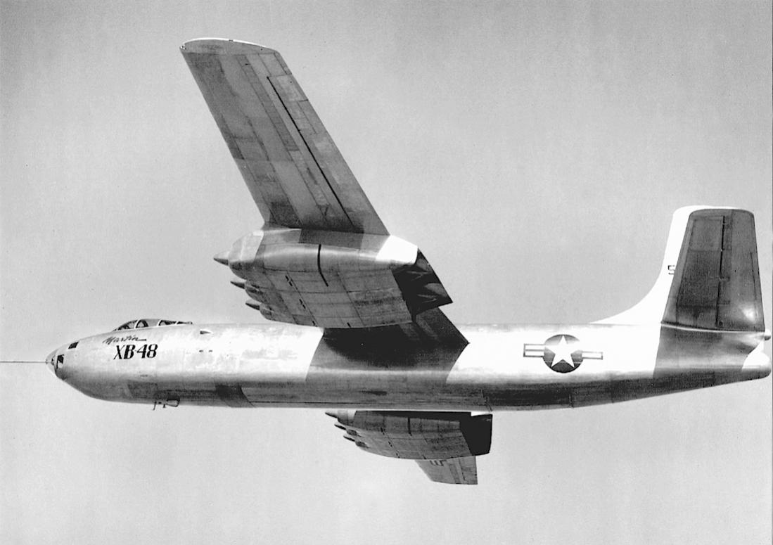 Naam: Foto 833. Martin XB-48. Only two prototypes, serial numbers 45-59585 and 45-59586, were built. 1.jpg
Bekeken: 221
Grootte: 77,5 KB